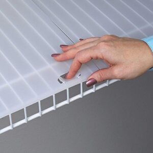 Shelf Liner for 16" Wire Shelving with Locking Tabs - 10 Foot Roll