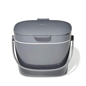 NEW OXO Good Grips Easy-Clean Compost Bin - 1.75 GAL/6.62 L
