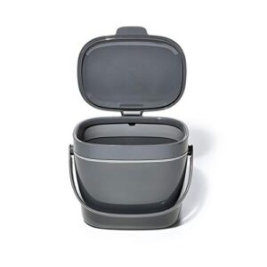 NEW OXO Good Grips Easy-Clean Compost Bin - 1.75 GAL/6.62 L