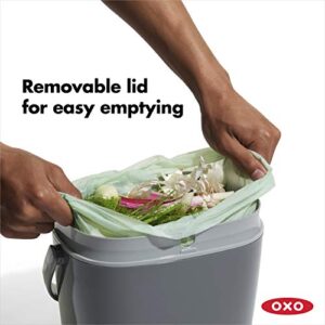 NEW OXO Good Grips Easy-Clean Compost Bin - 1.75 GAL/6.62 L