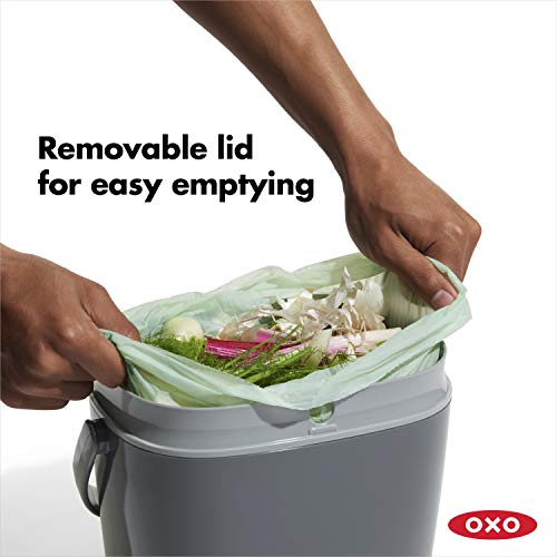 NEW OXO Good Grips Easy-Clean Compost Bin - 1.75 GAL/6.62 L