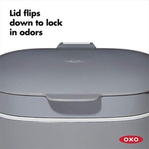 NEW OXO Good Grips Easy-Clean Compost Bin - 1.75 GAL/6.62 L