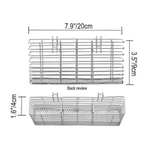 iPEGTOP Expandable Deep Large Dish Drying Rack and Utensil Cutlery Holder, Rustproof Stainless Steel Over Sink Dish Rack Basket Shelf, Dish Drainer in Sink or On Counter