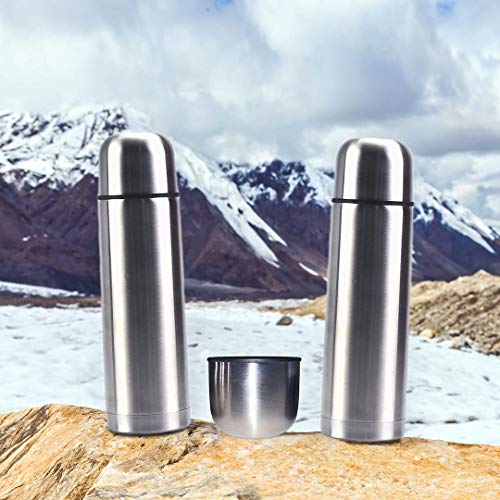 Best Stainless Steel Coffee Thermos, BPA Free, New Triple Wall Insulated, Hot Water & Cold Drinks for Hours, Perfect for Biking, Backpack, Camping, Office or Car (17 OZ/500ML)