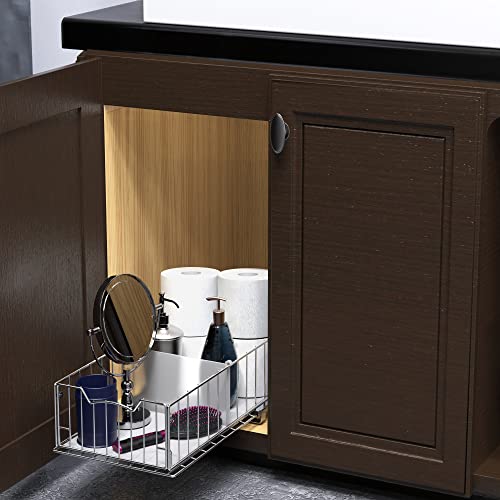 SimpleHouseware Pull Out Cabinet Sliding Basket