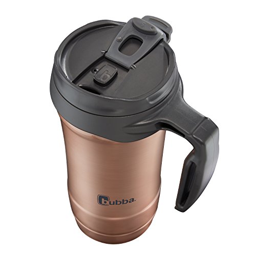 bubba Hero Dual-Wall Vacuum-Insulated Stainless Steel Travel Mug, 18 oz., Rose Gold