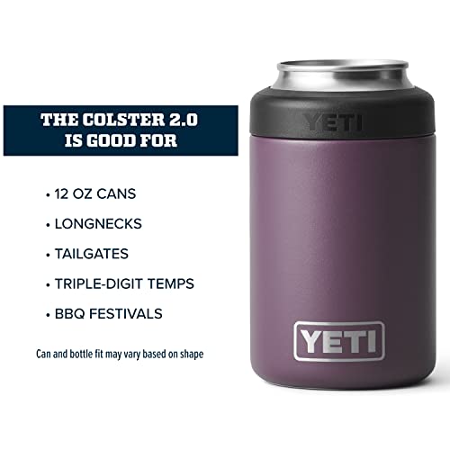 YETI Rambler 12 oz. Colster Can Insulator for Standard Size Cans, Nordic Purple