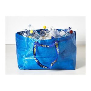 IKEA FRAKTA Carrier Bag, Blue, Large Size Shopping Bag 2 Pcs Set