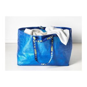 IKEA FRAKTA Carrier Bag, Blue, Large Size Shopping Bag 2 Pcs Set