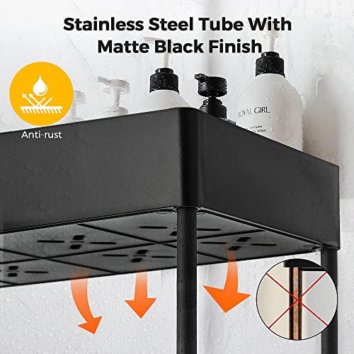 Ravinte 2 Pack Pull Out Under Sink Organizer 2 Tier Multi Purpose Sink Organizers Storage For Bathroom Kitchen Sink Storage Organizer With Hook & Hanging Cup Matte Black Sliding Cabinet Organizer