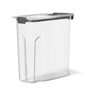 Rubbermaid Brilliance Cereal Food Storage Container with Flip Top Spout, Dishwasher Safe, Clear