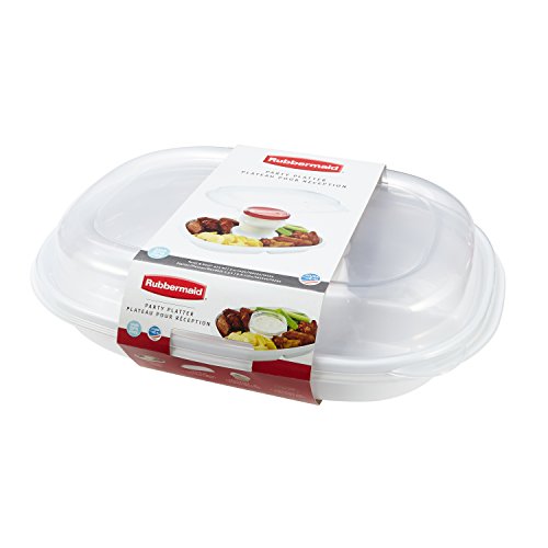 Rubbermaid Party Platter, Clear