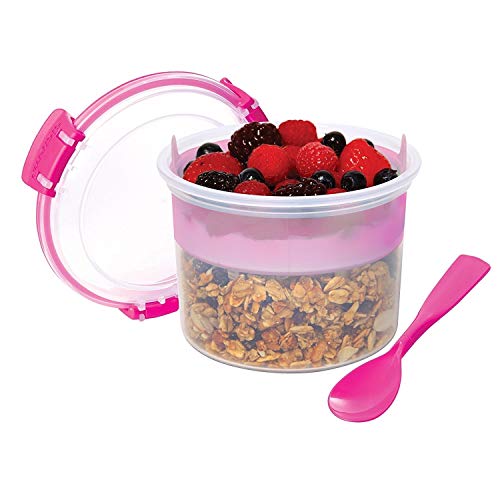 Sistema To Go Collection Breakfast Bowl Food Storage Container, 17.9 oz./0.5 L, Color Received May Vary