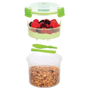 Sistema To Go Collection Breakfast Bowl Food Storage Container, 17.9 oz./0.5 L, Color Received May Vary