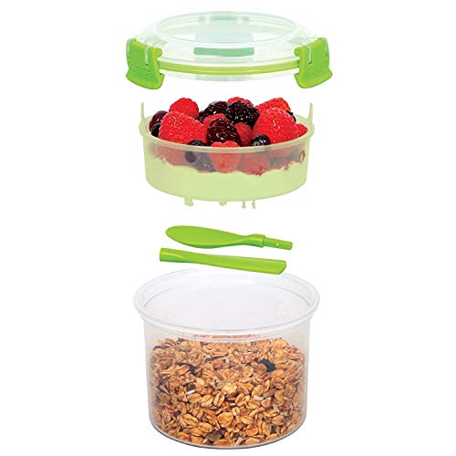 Sistema To Go Collection Breakfast Bowl Food Storage Container, 17.9 oz./0.5 L, Color Received May Vary