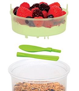 Sistema To Go Collection Breakfast Bowl Food Storage Container, 17.9 oz./0.5 L, Color Received May Vary