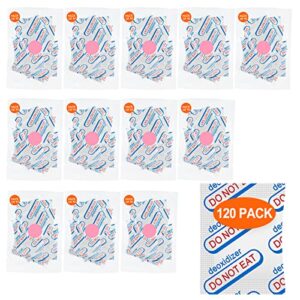 120 packs 500cc food grade oxygen absorbers (10 pack in individual vacuum bag ) , oxygen absorbers for long term food storage with oxygen indicator , works in mylar bags, mason jars, and vacuum bags