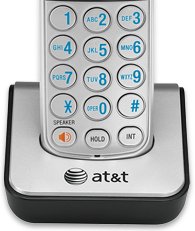 AT&T TL88002 Accessory Cordless Handset, Silver/Black, 2 Pack (Requires an AT&T TL88102 Expandable Phone System to Operate0