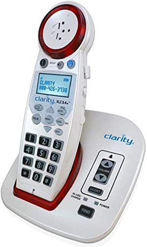 Clarity XLC3.4+ DECT 6.0 Extra Loud Big Button Speakerphone with Talking Caller ID (Renewed)