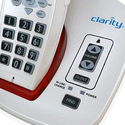 Clarity XLC3.4+ DECT 6.0 Extra Loud Big Button Speakerphone with Talking Caller ID (Renewed)
