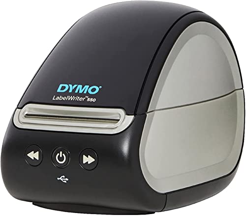 DYMO LabelWriter 550 Label Printer, USB Wired Connectivity Label Maker with Direct Thermal Printing, Automatic Label Recognition, Prints Address, Shipping, Labels, Barcode Labels, and More