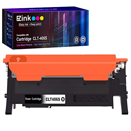 E-Z Ink (TM) Compatible Toner Cartridge Replacement for Samsung CLT-K406S Black (1 Toner) Compatible with CLX-3300 CLX-3305FN CLX-3305FW CLX-3305W SL-C460FW CLP-360 CLP-365W CLP-365 SL-C410W C410FW