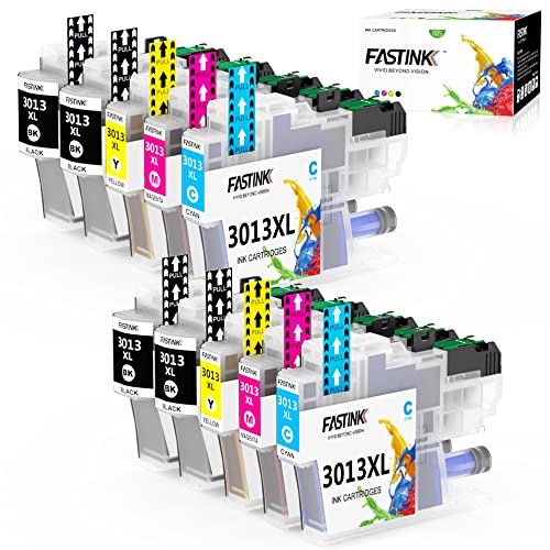 LC3013 LC3011 High Yield Compatible Ink Cartridges Replacement for Brother LC 3011 LC 3013 Compatible with MFC-J491DW MFC-J497DW MFC-J690DW MFC-J895DW (4 Black, 2 Cyan, 2 Magenta, 2 Yellow)