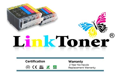 LinkToner TN660 Compatible Toner Cartridge Replacement for Brother Tn-660 TN630 Used with Brother Laser Printer Black High Yield 2 Pack