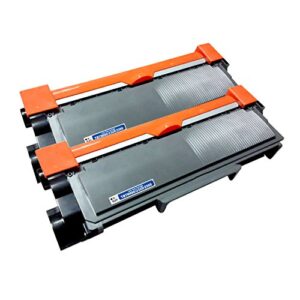 LinkToner TN660 Compatible Toner Cartridge Replacement for Brother Tn-660 TN630 Used with Brother Laser Printer Black High Yield 2 Pack