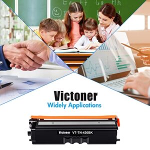 TN436 TN-436 Toner Cartridge 4-Pack Compatible Replacement for Brother TN436 TN 436 TN436BK TN436C TN436M TN436Y for MFC-L8900CDW HL-L8360CDW HL-L8360CDWT HL-L9310CDW MFC-L9570CDW Printer