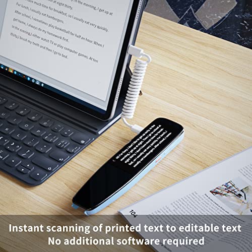 NEWYES Upgraded Scan Reader Pen, 16GB Dictionary Mobile Scanner Translator Scanning Pen, 112 Language OCR Digital Reader Pen Voice Translator Device, Text&Phonetic Multilingual Translation (Pen 3Pro)