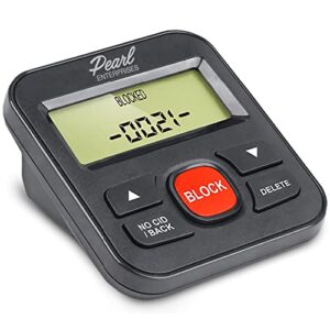 caller id box for landline phone number lcd display with call blocker – stop unwanted calls, robocalls, spam, telemarketers