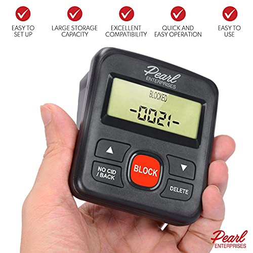 Caller Id Box for Landline Phone Number Lcd Display with Call Blocker - Stop Unwanted Calls, Robocalls, Spam, Telemarketers