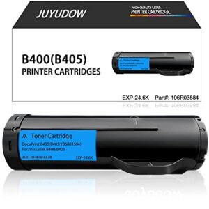 juyudow toner cartridge compatible for xerox part#: 106r03584 (24,600 pages) replacement for versalink b405 b405dn b400 b400n b400dn(1 pack)