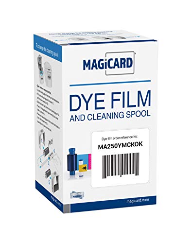 Magicard MA250YMCKOK Color Ribbon Kit (YMCKOK, 250 Prints) for Enduro and Rio Pro Series Card Printers Straight from Manufacturer