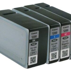 Canon Maxify Setup PGI1200BK, PGI1200C, PGI1200M, PGI1200Y Ink Cartridge Set of Black, Cyan, Magenta, Yellow - 1 Each