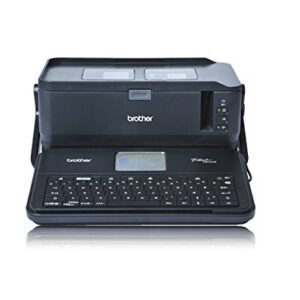 Brother P-touch Label Maker, Commercial/Lite Industrial Portable Labeler, PTD800W, Wi-Fi-Mobile-PC Connectivity, Extra-Wide Multi-Line Labeling, Links to Excel, Black