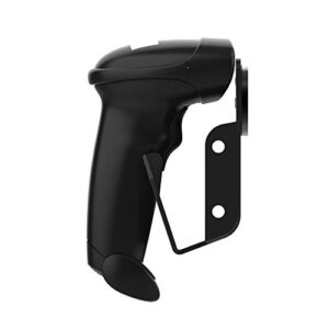 Barcode Scanner Mount - CTA Magnetic Grip Barcode Scanner Holster Mount with Steel Sheet And 3M Tape Sticker (ADD-MGBSM) - Black