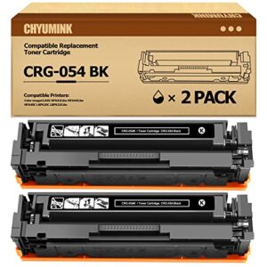 jc toner compatible replacement for canon 054 black toner cartridge use with canon color imageclass mf642cdw mf644cdw mf640c lbp620c lbp622cdw series printer -2 pack