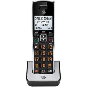 at&t cl80113 dect 6.0 accessory handset with caller id and call waiting, black