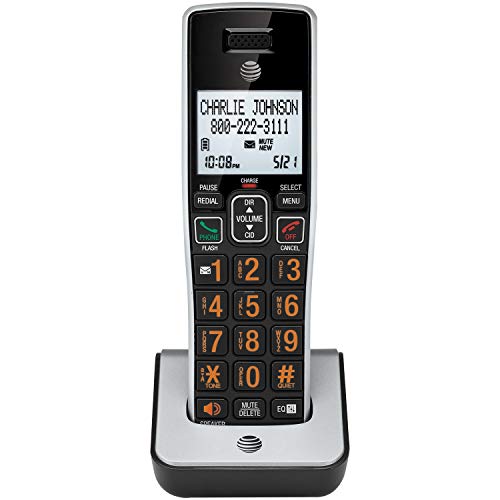 AT&T CL80113 DECT 6.0 Accessory Handset with Caller ID and Call Waiting, Black