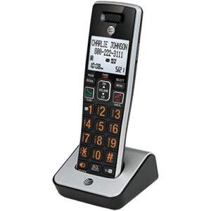 AT&T CL80113 DECT 6.0 Accessory Handset with Caller ID and Call Waiting, Black