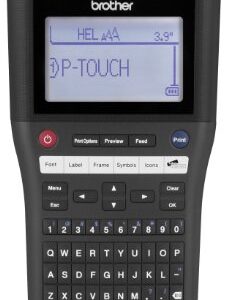 Brother P-touch, PTH500LI, PC-Connectable Label Maker, Rechargeable Portable Labeler, One-Touch Formatting, Brother Vivid Bright Display, Black