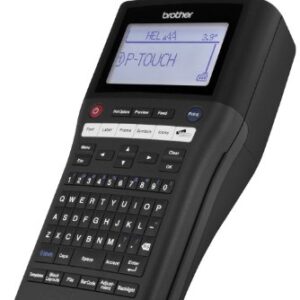 Brother P-touch, PTH500LI, PC-Connectable Label Maker, Rechargeable Portable Labeler, One-Touch Formatting, Brother Vivid Bright Display, Black