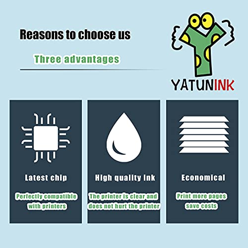 YATUNINK Remanufactured Ink Cartridges 240 and 241 for Canon 240xl and 241xl Ink Cartridge 240xl 241xl Combo Pack for Canon Pixma MG3620 MG3520 TS5120 MX532 MX472 MX432 240-241 Printer Ink (2 Pack)
