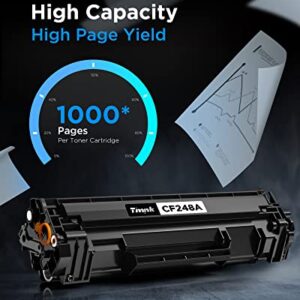 Timink 48A CF248A 2-Pack High Yield Toner Cartridge | Works with HP Laserjet Pro M15a M15w M16a / HP Laserjet Pro MFP M28a M28w M29a M29w Laser Printer