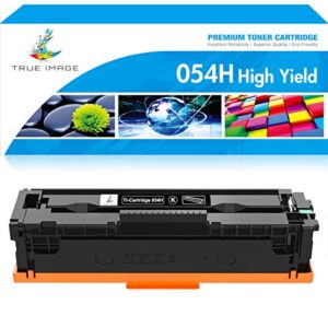 true image compatible toner cartridge replacement for canon 054h 054 black toner for canon color imageclass mf644cdw mf642cdw lbp622cdw mf641cdw crg054h crg 054 high yield printer (black, 1-pack)