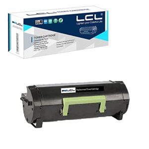 lcl compatible toner cartridge replacement for lexmark 60f1000 601 mx510de mx511dte mx511dhe mx310dn mx410de mx511de mx610dw mx611de mx611dhe (1-pack black)