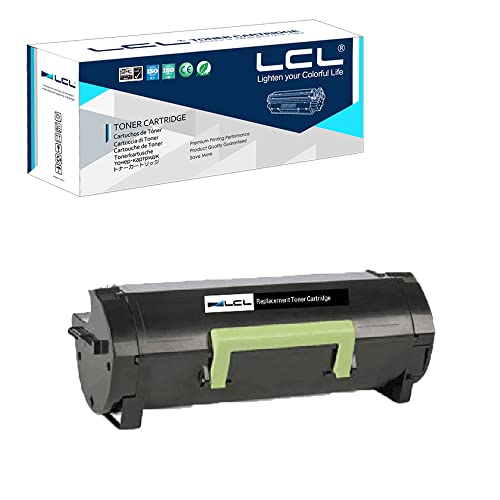 LCL Compatible Toner Cartridge Replacement for Lexmark 60F1000 601 MX510de MX511dte MX511dhe MX310dn MX410de MX511de MX610dw MX611de MX611dhe (1-Pack Black)