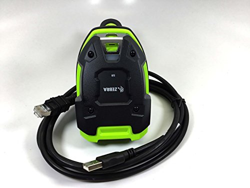 Zebra Series Rugged Corded Handheld Standard Range Linear Imager with High-Current Shielded USB Cable, Industrial Green (LI3608-SR3U4600VZW)